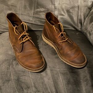Red Wing Shoes Dark Brown Chukka Boots/ size 7 mens